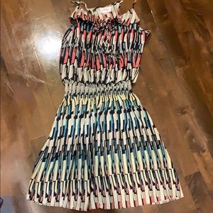 Parker silk print dress